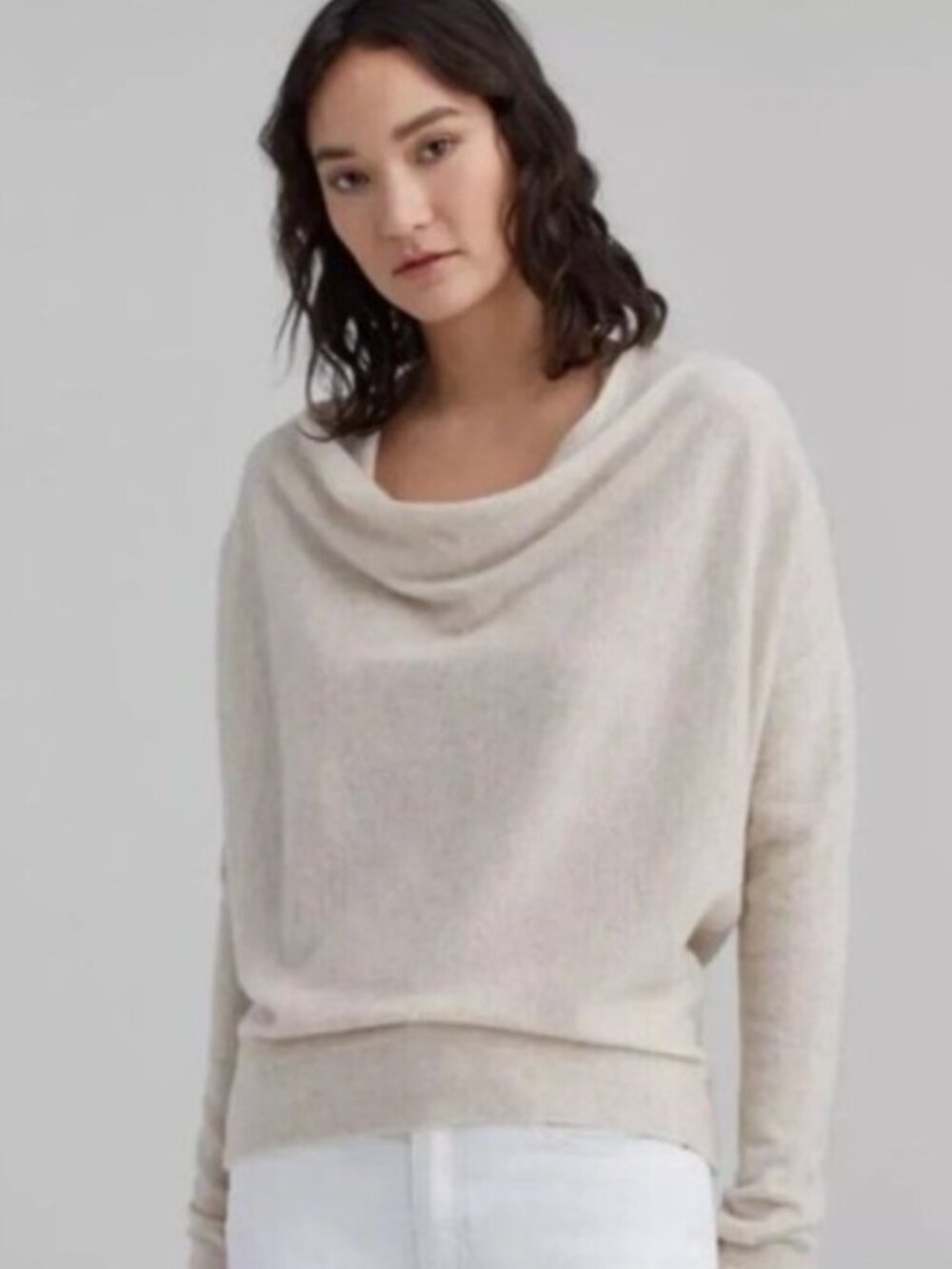 Club Monaco Cashmere Cowl Neck Sweater (XXS)